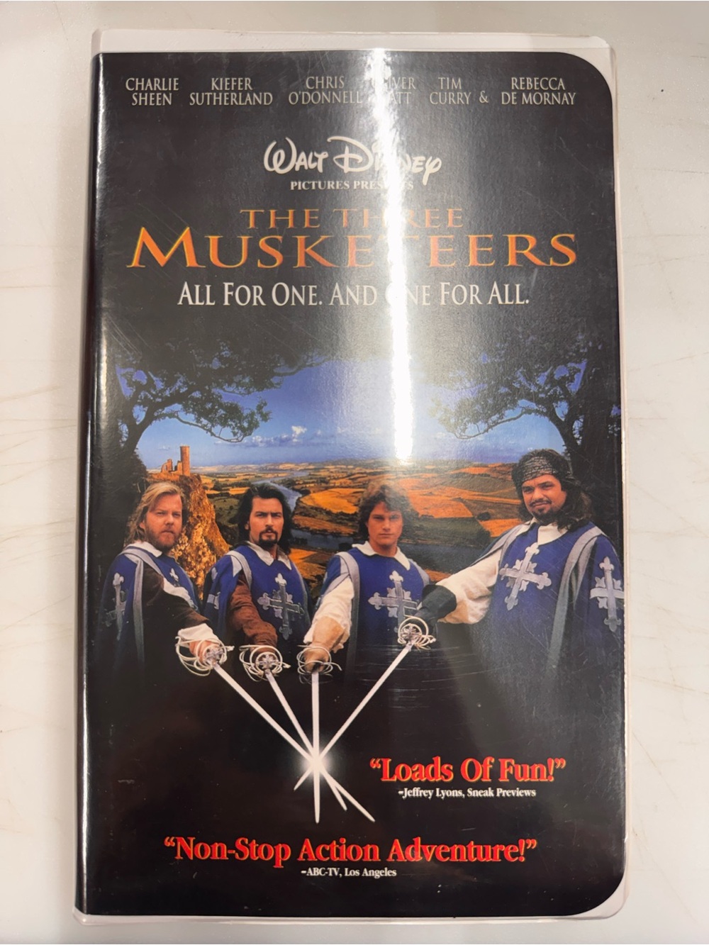 The Three Musketeers (VHS, 1994, Clamshell) Walt Disney